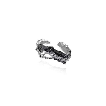 Irregular Stainless Steel Open Ring
