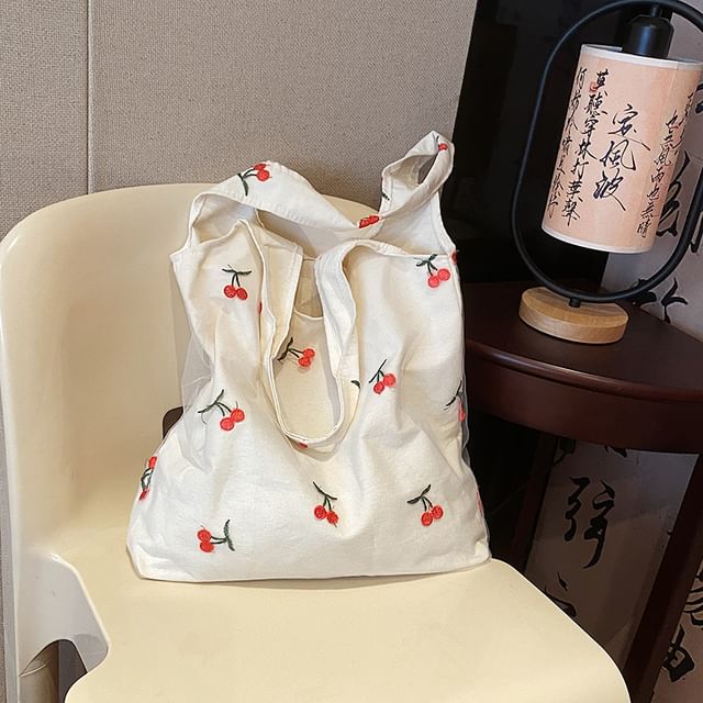 Embroidered Tote Bag