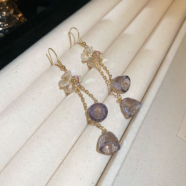 Faux Crystal Choker / Bracelet / Dangle Earring