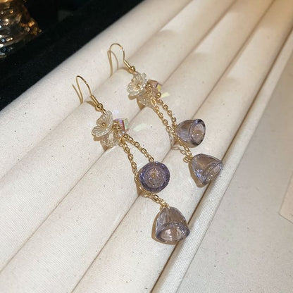 Faux Crystal Choker / Bracelet / Dangle Earring