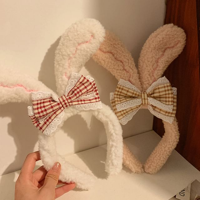 Rabbit Ear Hair Band / Face Wash Headband