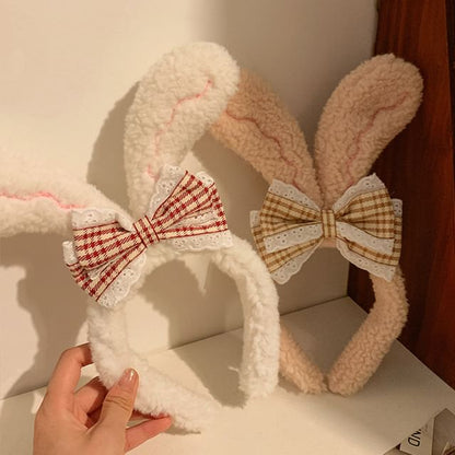 Rabbit Ear Hair Band / Face Wash Headband