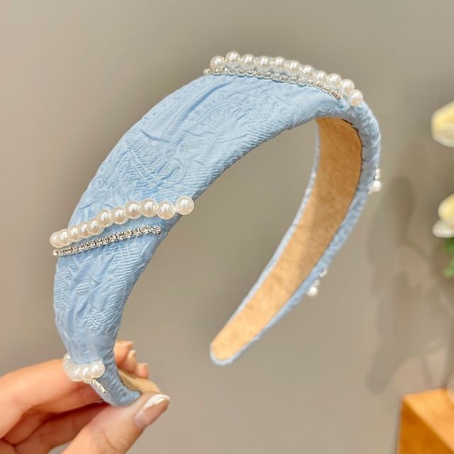 Flower Faux Pearl Hair Band (Various Designs)