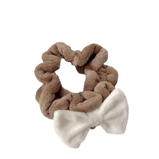 Bow Ruffle Face Wash Headband
