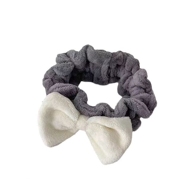 Bow Ruffle Face Wash Headband