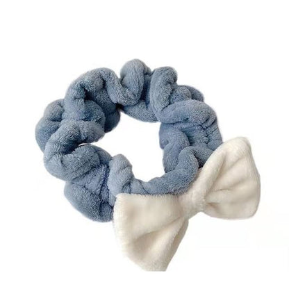 Bow Ruffle Face Wash Headband