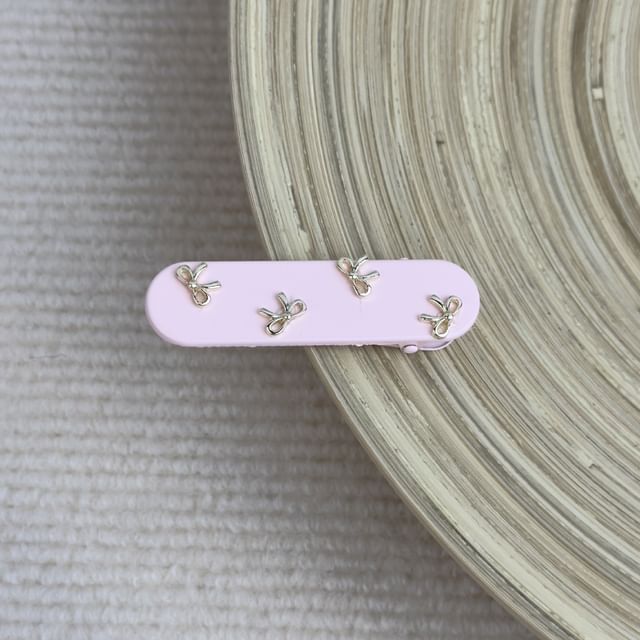 Bow Studded Hair Band / Hair Clip
