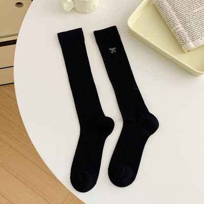 Bow Tall Socks