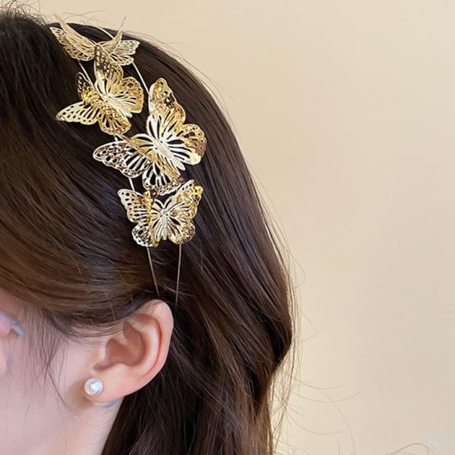 Butterfly Alloy Headband