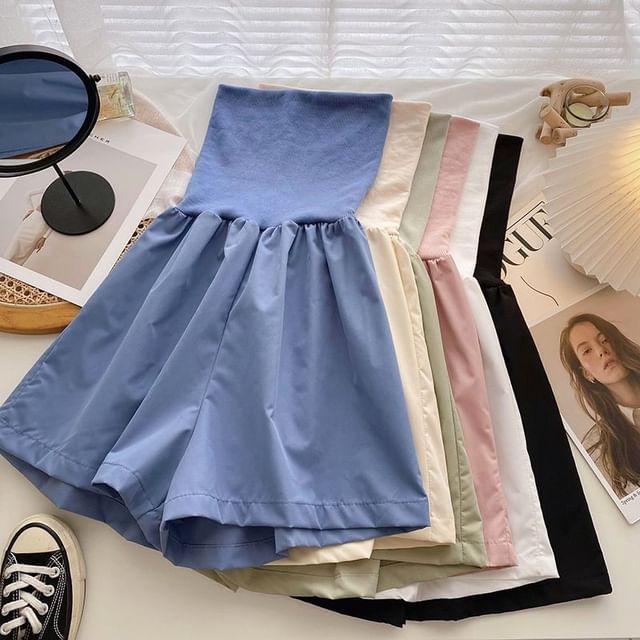 Strapless Romper Plain