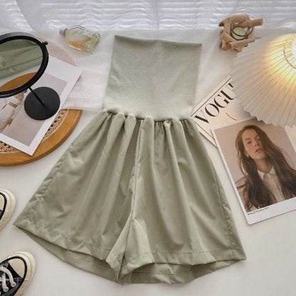 Strapless Romper Plain