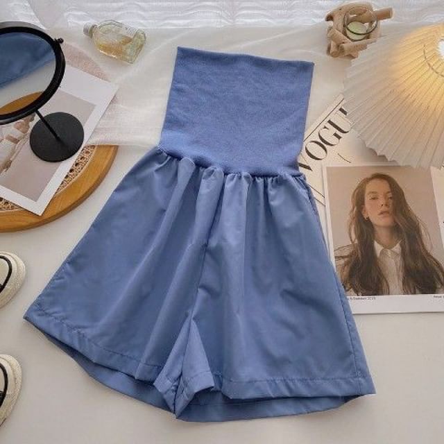 Strapless Romper Plain