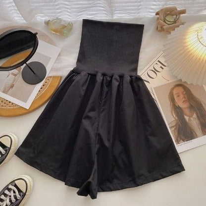 Strapless Romper Plain