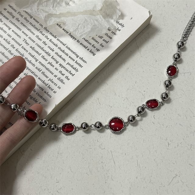 Gemstone Beaded Necklace