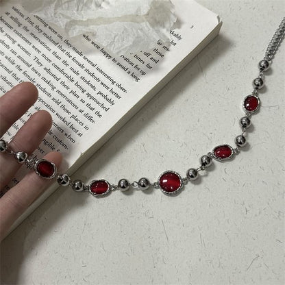 Gemstone Beaded Necklace