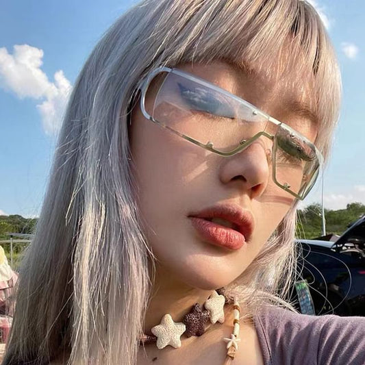 Metallic Frame Sunglasses