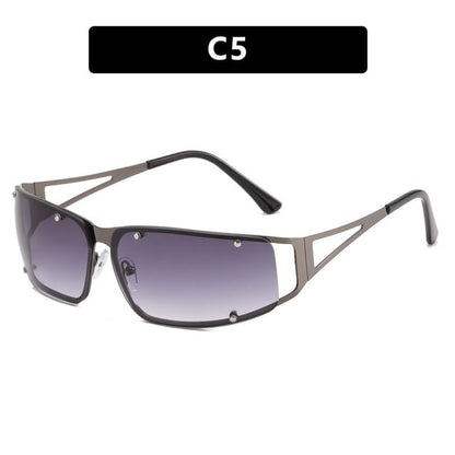 Metallic Frame Sunglasses