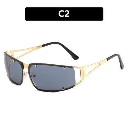 Metallic Frame Sunglasses