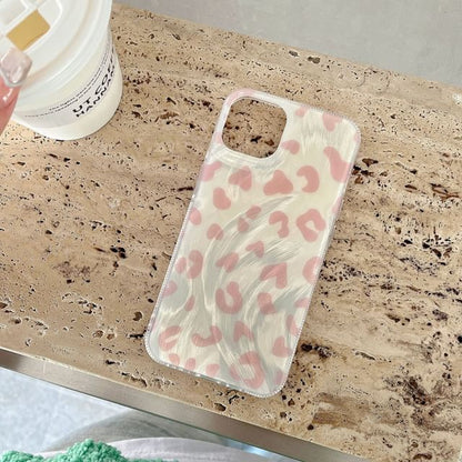 Leopard Print Phone Case - iPhone 15 Pro Max / 15 Pro / 15 Plus / 15 / 14 Pro Max / 14 Pro / 14 Plus / 14 / 13 Pro Max / 13 Pro / 13 / 13 mini / 12 Pro Max / 12 Pro / 12 / 12 mini / 11 Pro Max / 11 Pro / 11