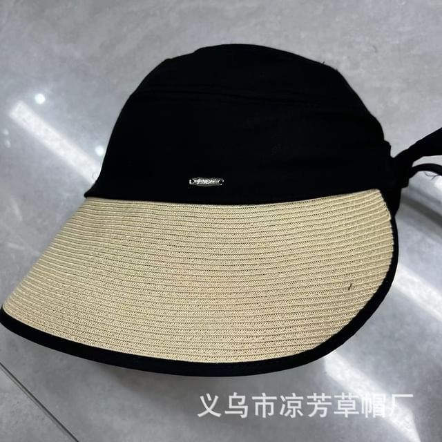 Straw Panel Sun Hat