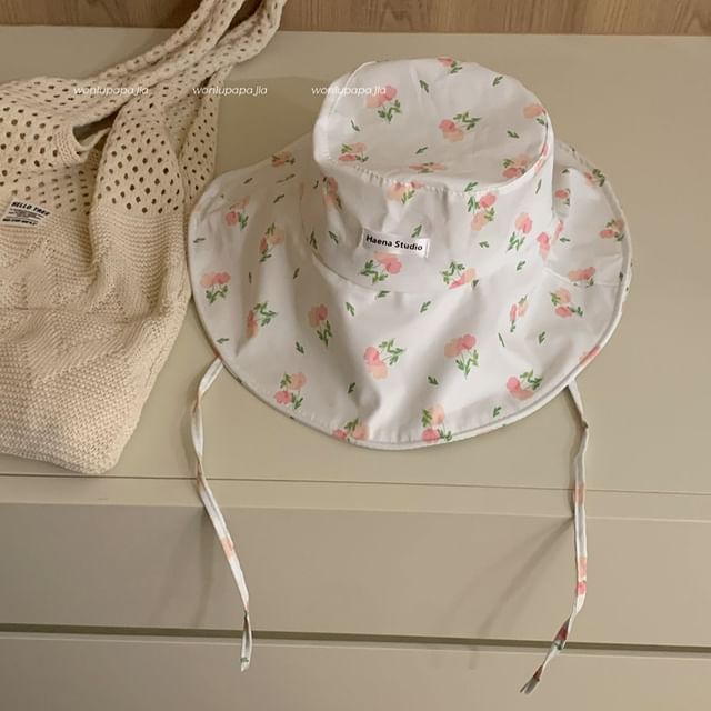 Floral Print Boonie Hat