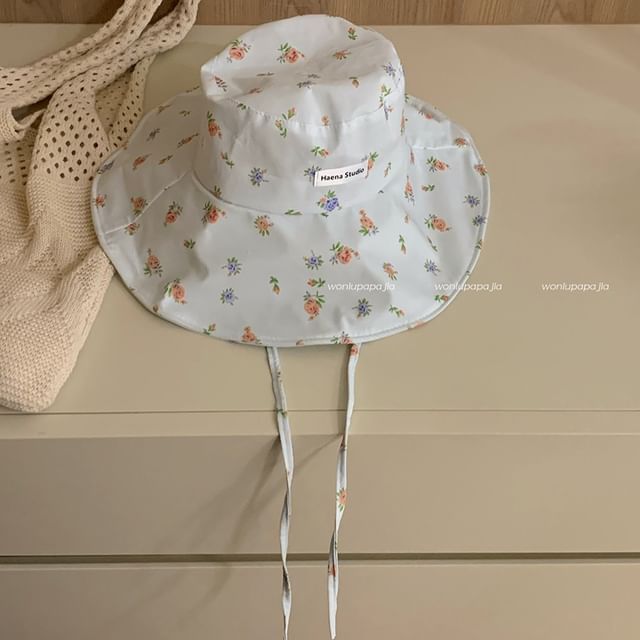 Floral Print Boonie Hat