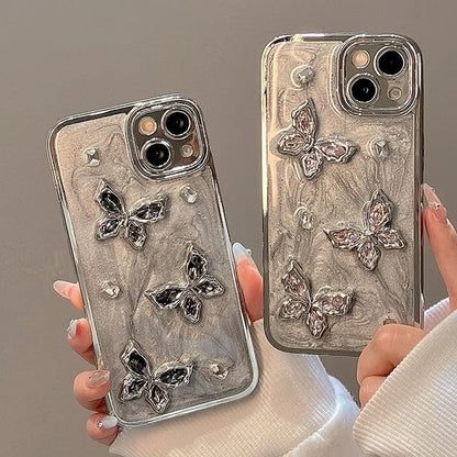 Butterfly Rhinestone Phone Case