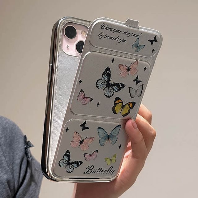 Stand Phone Foldable Case Butterfly