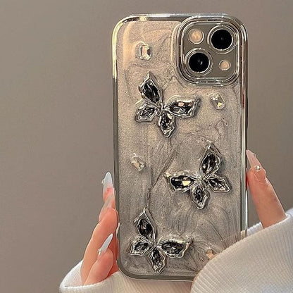 Butterfly Rhinestone Phone Case