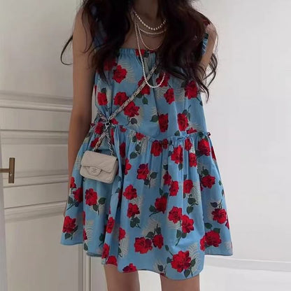 Sleeveless Floral Mini Sundress