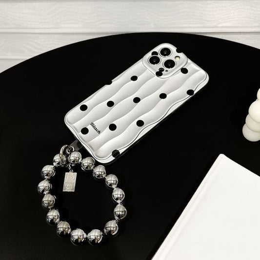 Phone Dot Strap Polka Case