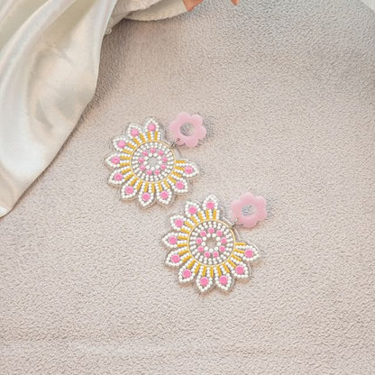 Floral Drop Earring