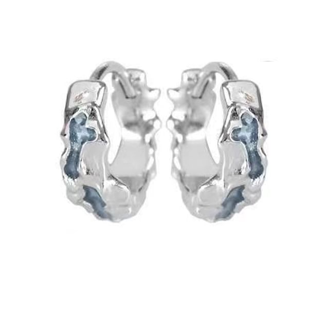 Irregular Stainless Steel Ear Cuff / Earring / Set