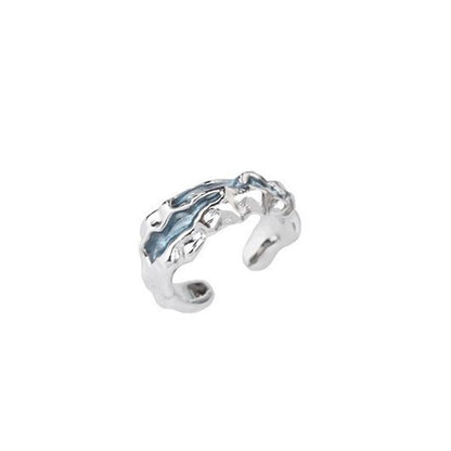 Irregular Stainless Steel Ear Cuff / Earring / Set