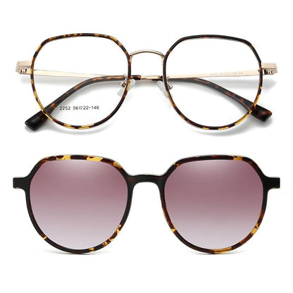 2 in 1 Magnetic Clip On Sunglasses / Eyeglasses (Various Designs)