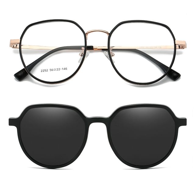 2 in 1 Magnetic Clip On Sunglasses / Eyeglasses (Various Designs)