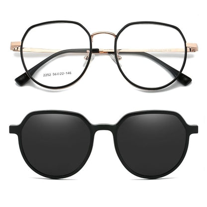 2 in 1 Magnetic Clip On Sunglasses / Eyeglasses (Various Designs)