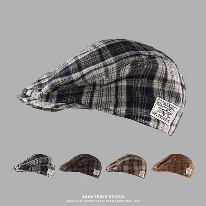 Plaid Beret