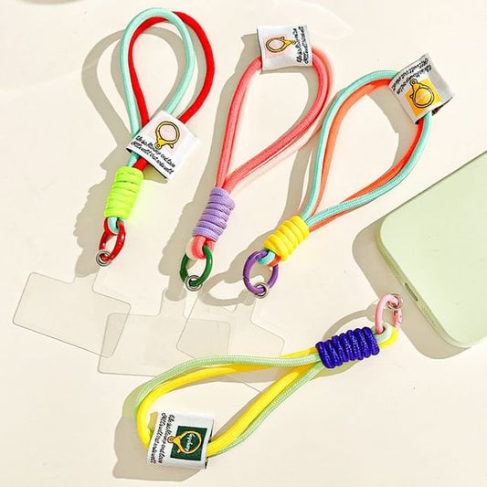 Applique Two-Tone Phone Strap