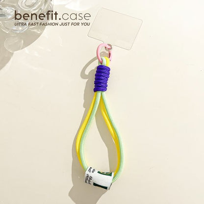Applique Two-Tone Phone Strap