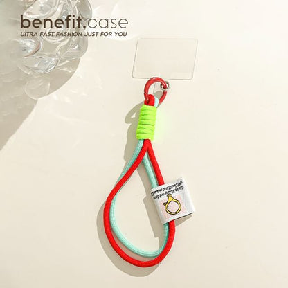 Applique Two-Tone Phone Strap