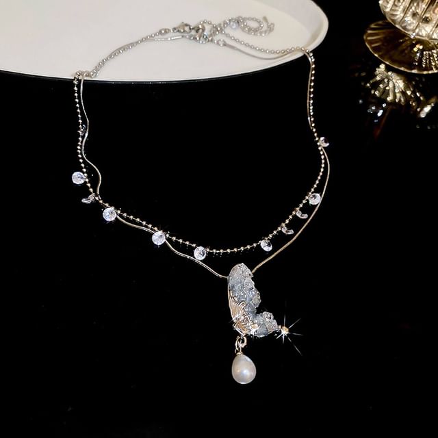 Butterfly Layered Necklace