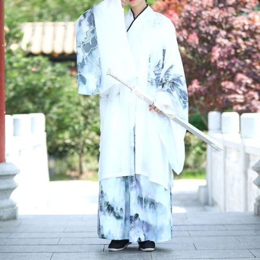 Eagle Print Hanfu Robe / Long