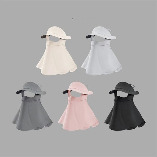 Flap Face Neck Protection Sun Cover Plain with