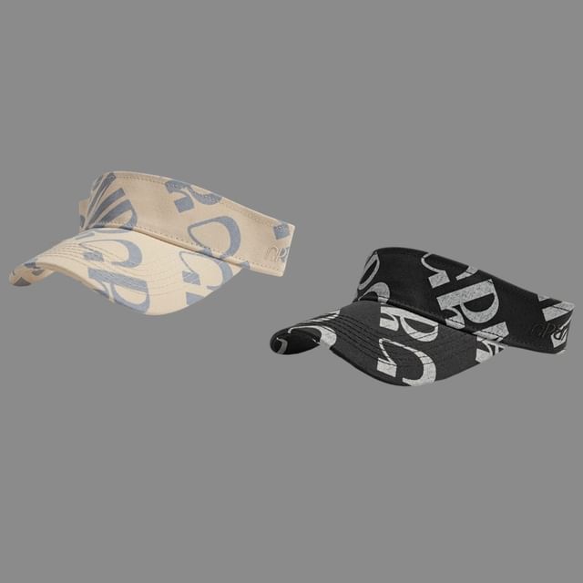 Visor Lettering Print Sun