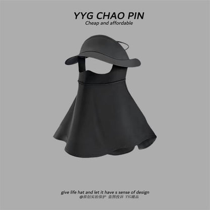 Flap Face Neck Protection Sun Cover Plain with