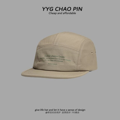 Lettering Baseball Cap Print