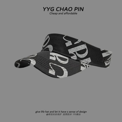 Visor Lettering Print Sun