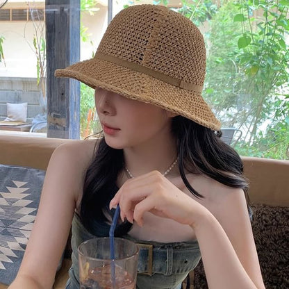 Hat Bucket Straw