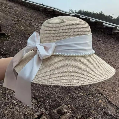 Straw Bow Hat